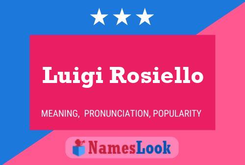 Póster del nombre Luigi Rosiello