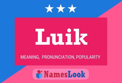 Póster del nombre Luik