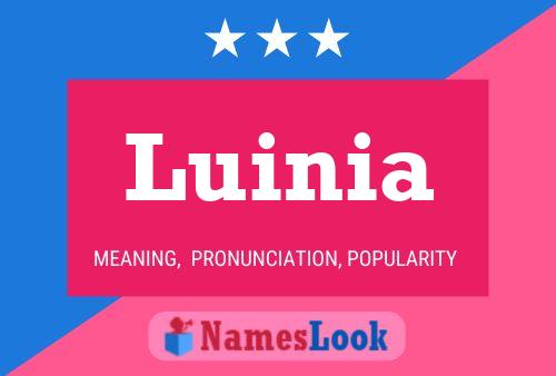 Póster del nombre Luinia