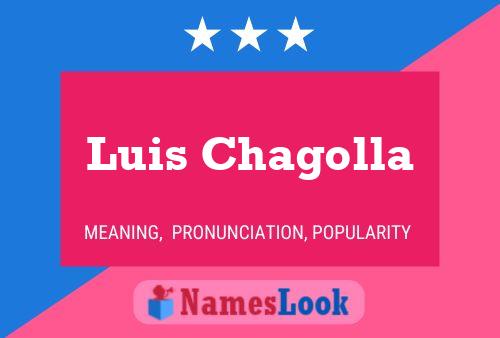 Póster del nombre Luis Chagolla