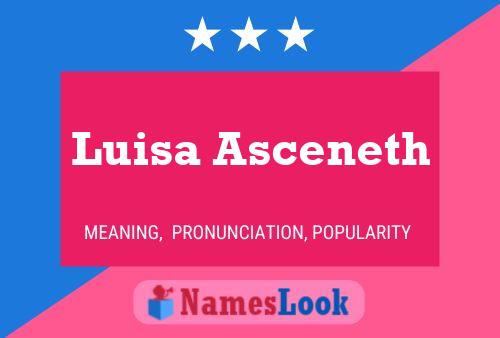 Póster del nombre Luisa Asceneth