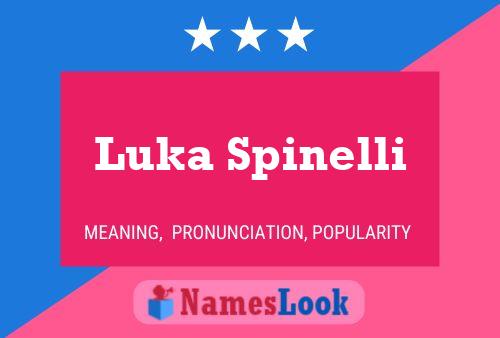 Póster del nombre Luka Spinelli