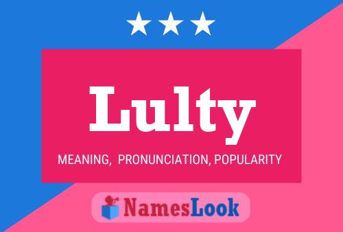 Póster del nombre Lulty