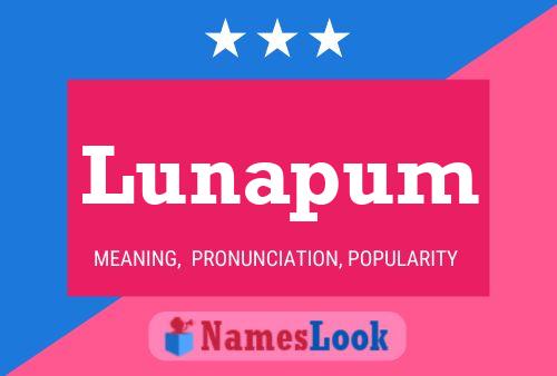 Póster del nombre Lunapum