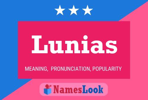 Póster del nombre Lunias