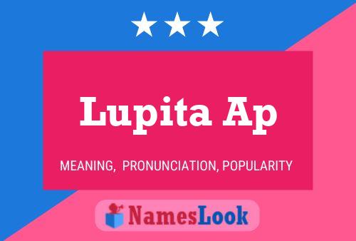 Póster del nombre Lupita Ap