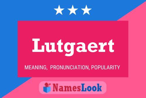 Póster del nombre Lutgaert