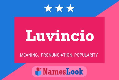 Póster del nombre Luvincio