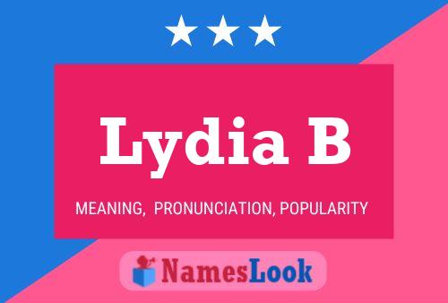 Póster del nombre Lydia B