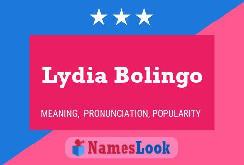 Póster del nombre Lydia Bolingo