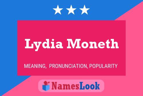 Póster del nombre Lydia Moneth