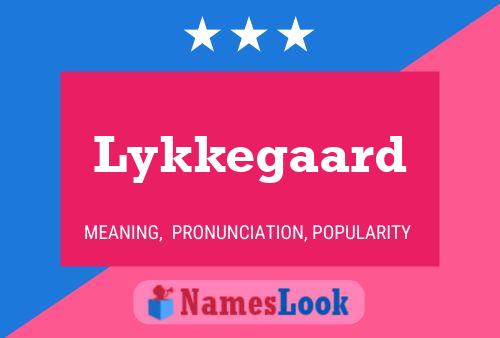 Póster del nombre Lykkegaard