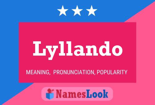 Póster del nombre Lyllando