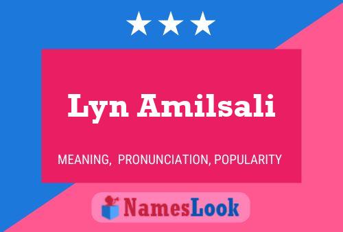 Póster del nombre Lyn Amilsali