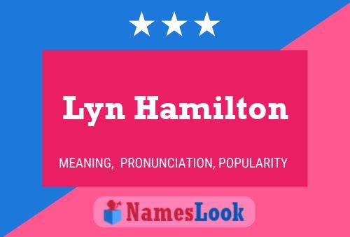 Póster del nombre Lyn Hamilton