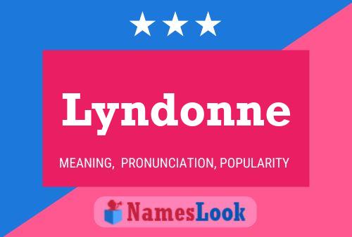 Póster del nombre Lyndonne