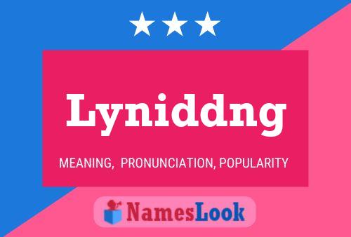 Póster del nombre Lyniddng