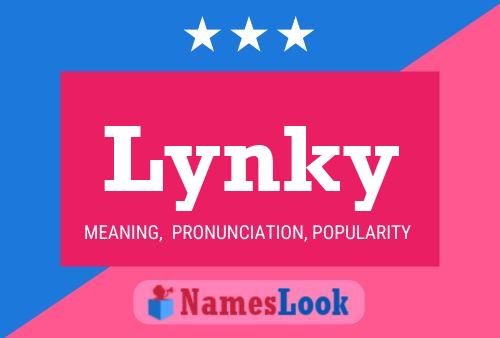 Póster del nombre Lynky