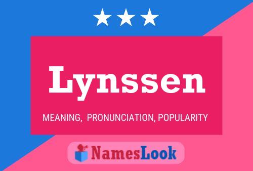 Póster del nombre Lynssen