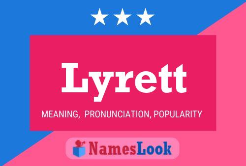 Póster del nombre Lyrett