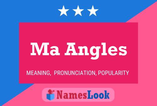 Póster del nombre Ma Angles