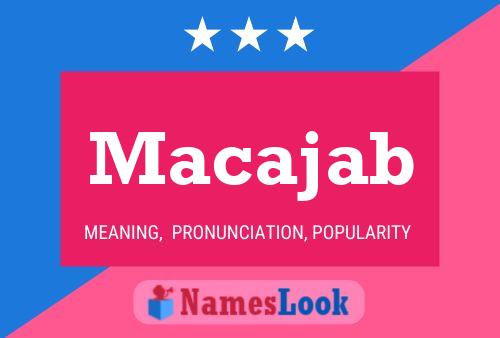 Póster del nombre Macajab