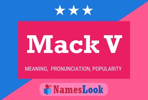 Póster del nombre Mack V