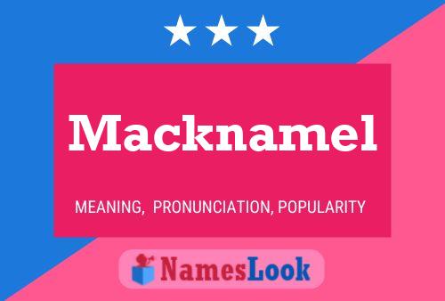 Póster del nombre Macknamel