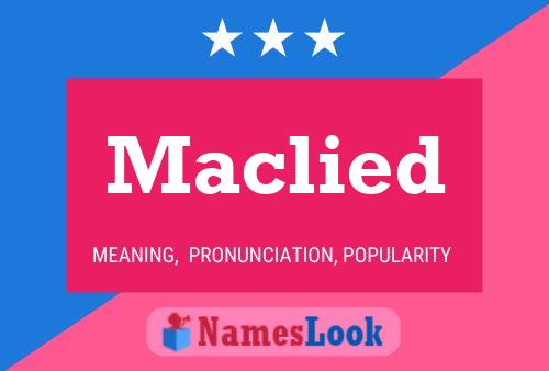 Póster del nombre Maclied