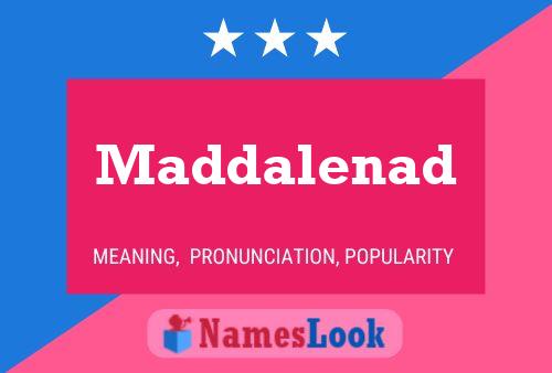 Póster del nombre Maddalenad