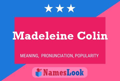 Póster del nombre Madeleine Colin