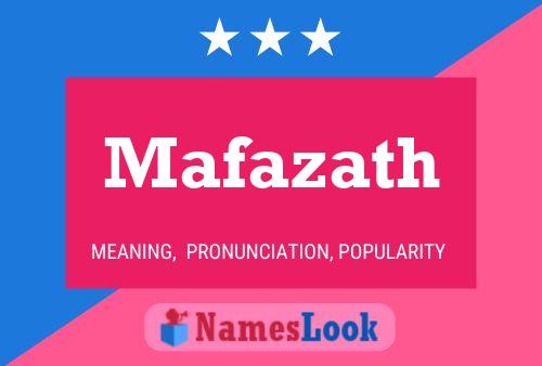 Póster del nombre Mafazath