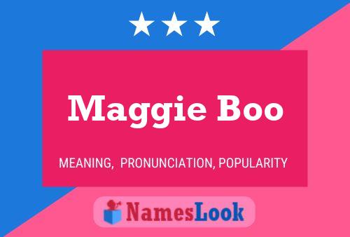 Póster del nombre Maggie Boo