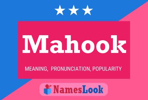 Póster del nombre Mahook