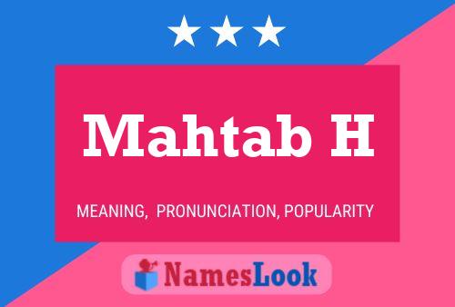 Póster del nombre Mahtab H