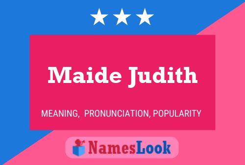 Póster del nombre Maide Judith