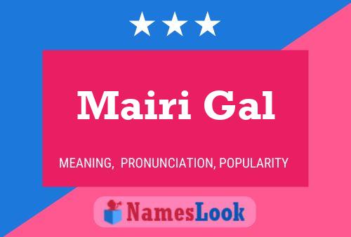 Póster del nombre Mairi Gal