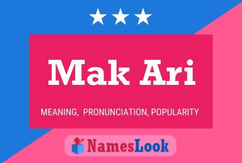 Póster del nombre Mak Ari