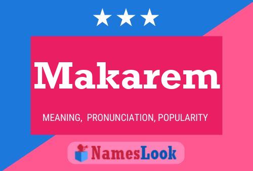 Póster del nombre Makarem