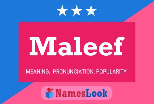 Póster del nombre Maleef