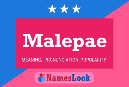 Póster del nombre Malepae