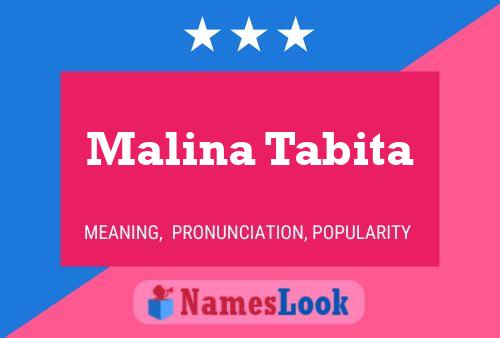 Póster del nombre Malina Tabita