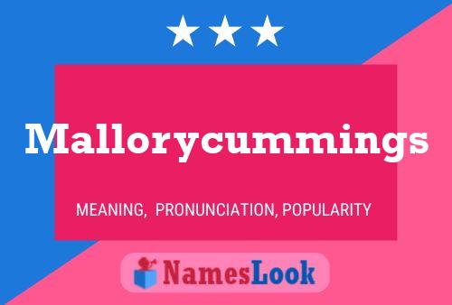 Póster del nombre Mallorycummings