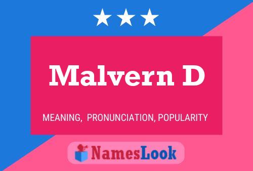 Póster del nombre Malvern D