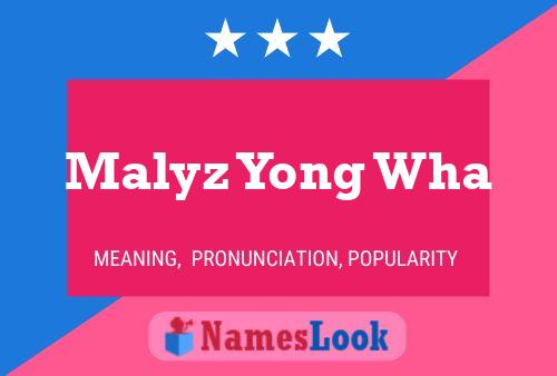 Póster del nombre Malyz Yong Wha