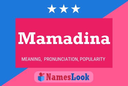 Póster del nombre Mamadina