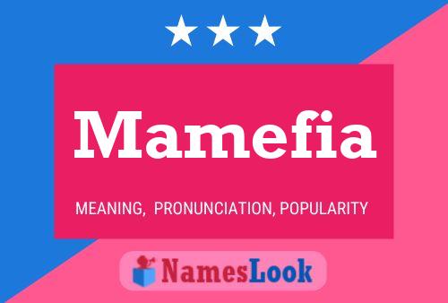 Póster del nombre Mamefia