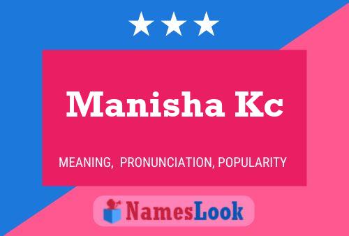 Póster del nombre Manisha Kc