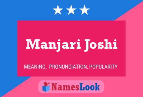 Póster del nombre Manjari Joshi