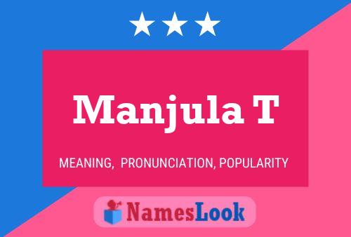 Póster del nombre Manjula T